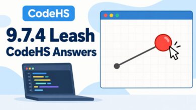 9.7.4 Leash CodeHS Answers